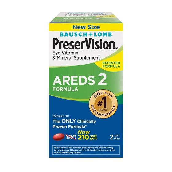 Imagem de Suplemento Vitamínico P/Olhos Preservision Areds 2 -210 Caps