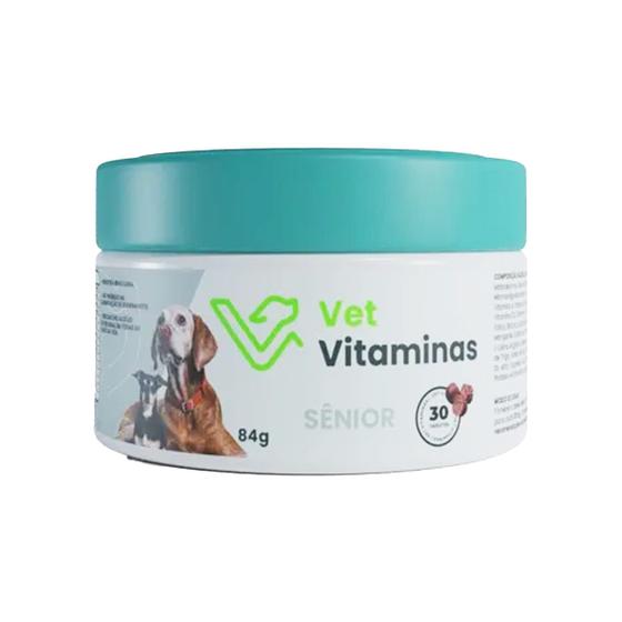 Imagem de Suplemento Vitaminico Para Cães Sênior Vet Vitaminas  84g