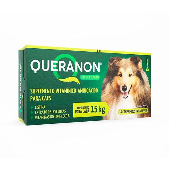 Imagem de Suplemento Vitamínico Queranon para Cães 30 com Comprimidos