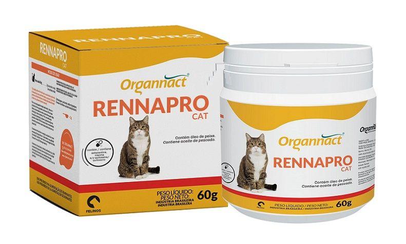 Imagem de Suplemento Vitamínico Rennapro Cat 60g p/ Gatos - Organnact