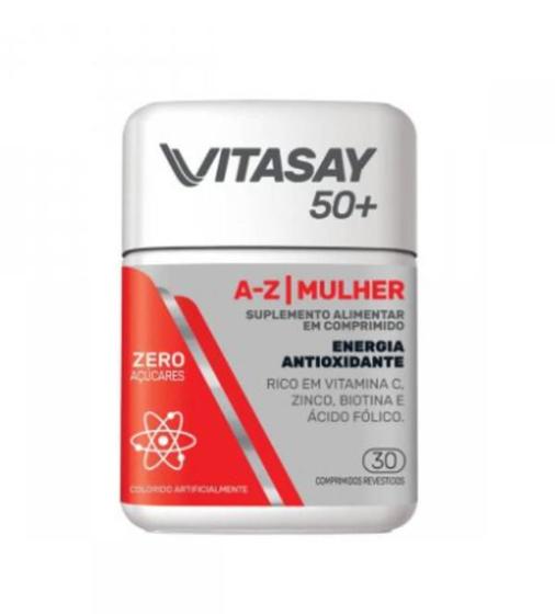 Imagem de Suplemento Vitasay 50+ Mulher A-Z Vitasay 30 Comprimidos
