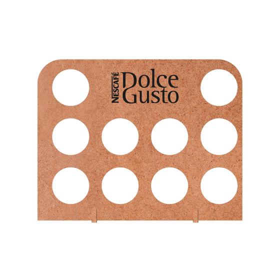 Imagem de Suporte 10 Cápsulas Compatível com Dolce Gusto em MDF