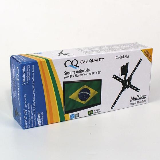 Imagem de Suporte 3 movimentos para tv e monitor 10 a 56 polegadas