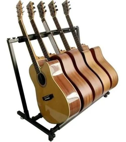 Imagem de Suporte 5 Instrumentos Cordas Desmontável Resistente