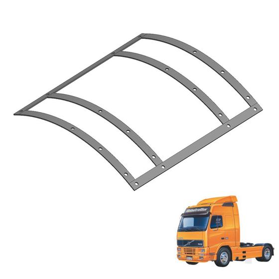 Imagem de Suporte Abracadeira Paralama Volvo Fh 2007 2008 2009 2010