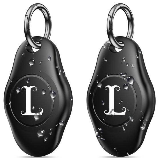 Imagem de Suporte Airtag personalizado DROMAHO, 2PACK L Initial