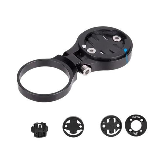 Supporto Manubrio Bici Per Computer GPS Garmin Edge (25/130/200/500/510/520/530/800/810) - Nero