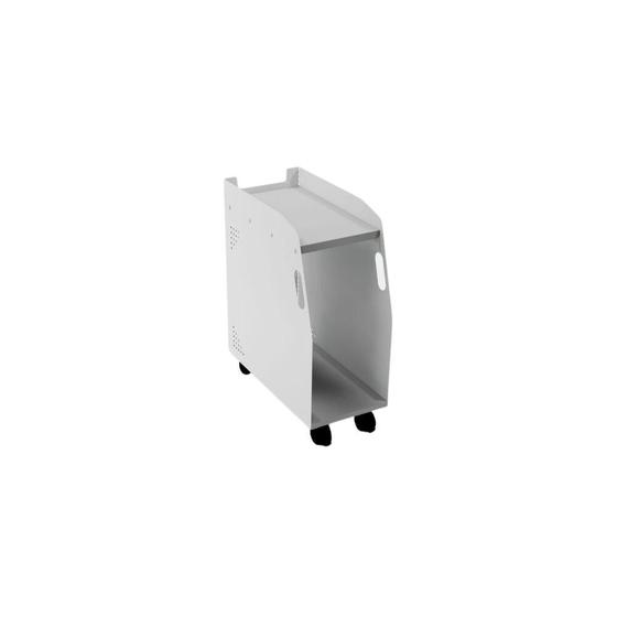 Imagem de Suporte Alto Para CPU Aretto Pandin Cinza e Branco