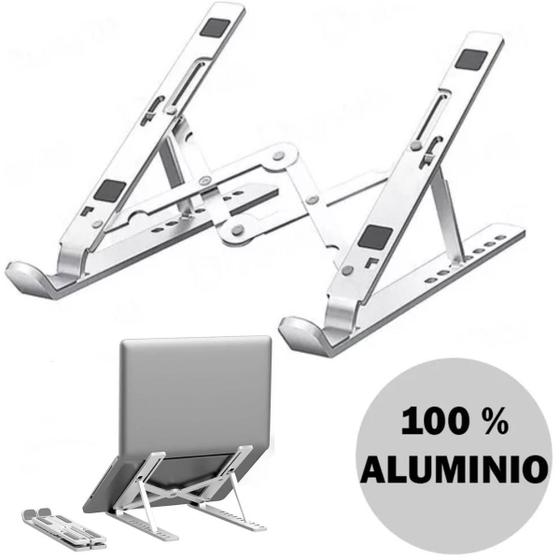 Imagem de Suporte Aluminio Dobrável Articulado, Ergonômico e Ajustável