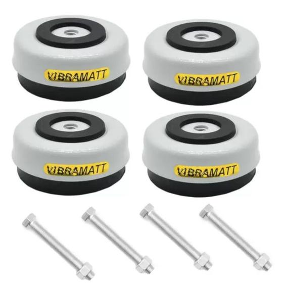 Imagem de Suporte anti-vibração encaixe de 3/8" com 4 peças - MINI Vibramatt - Vibramatt