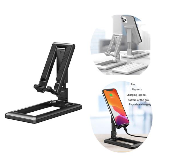 Imagem de Suporte Apoio base Universal para Celular, Tablet Articulado com ajuste até 10 polegadas