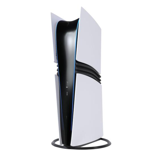 Imagem de Suporte Apoio Base Vertical Circular de Mesa Compatível com PS5 e PS5 Slim - ARTBOX3D