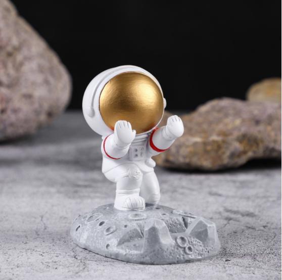 Imagem de Suporte Apoio Celular Tablet Diferente Astronauta na Lua