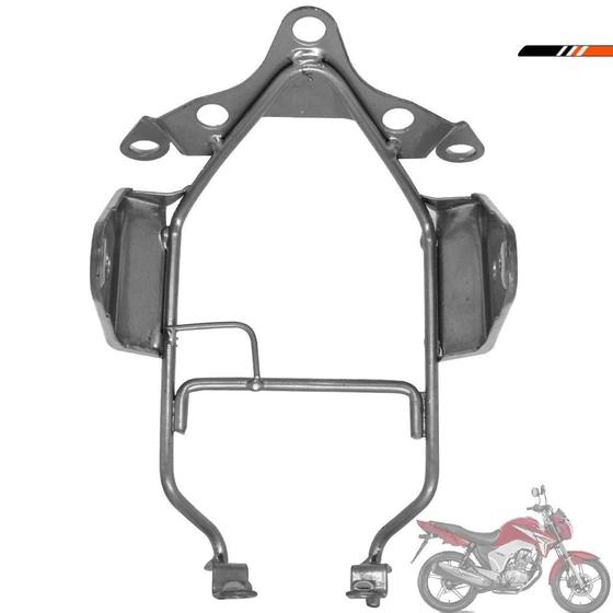 Imagem de Suporte Aranha Farol Cg Titan 150 2009 A 2015 Cromado