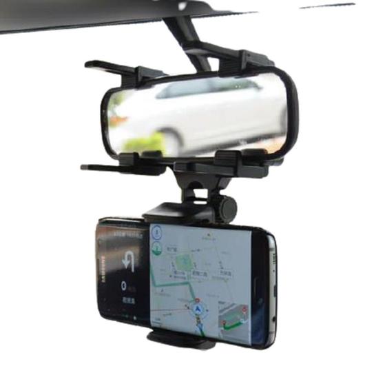 Imagem de Suporte Articulado Celular Veicular Automotivo Espelho 360