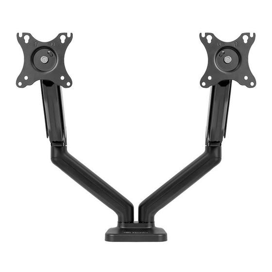 Suporte Articulado Com Pistao a Gas Para Dois Monitores Zinnia Nimbo 200N, 17 Pol. a 32 Pol., Preto, ZNO-ZBO200N-BK01 Menor preço em Suporte Articulado Com Pistao a Gas Para Dois Monitores Zinnia Nimbo 200N, 17 Pol. a 32 Pol., Preto, ZNO-ZBO200N-BK01