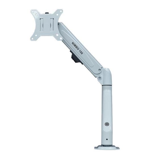 Suporte Articulado Com Pistao a Gas Para Monitor Zinnia Nimbo 100, 17 Pol. a 27 Pol., Branco Menor preço em Suporte Articulado Com Pistao a Gas Para Monitor Zinnia Nimbo 100, 17 Pol. a 27 Pol., Branco