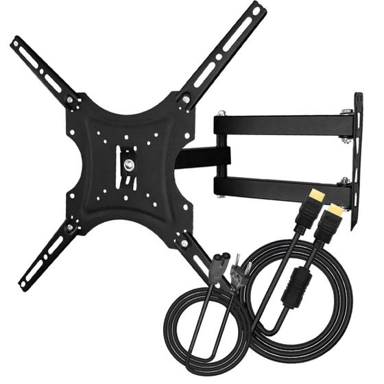 Suporte Articulado de Parede 1455” + Cabo HDMI + Cabo Rede RJ45 - Yara Imagem de Suporte Articulado de Parede 1455” + Cabo HDMI + Cabo Rede RJ45