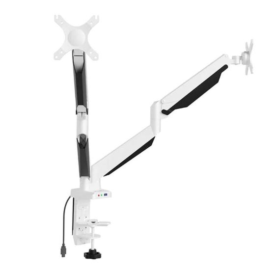 Suporte Articulado para Monitor Elements Armstrong Duo, Até 9kg, Branco - 70105 Menor preço em Suporte Articulado para Monitor Elements Armstrong Duo, Até 9kg, Branco - 70105