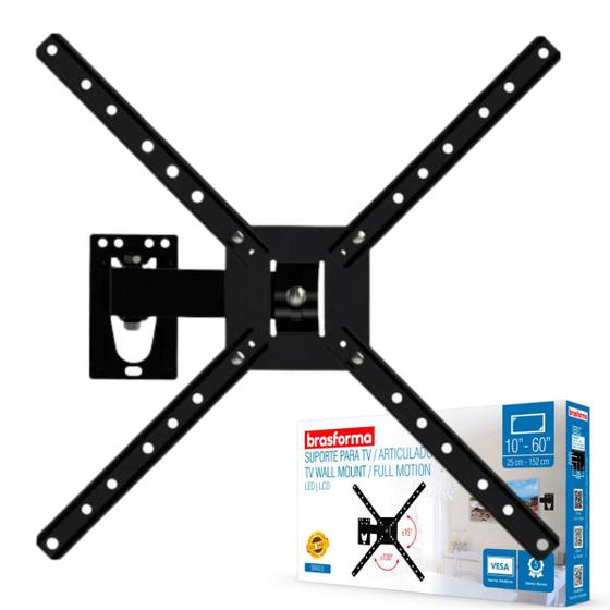 Suporte Articulado Para Tv 28 32 40 42 43 49 50 55 60 Polegadas Menor preço em Suporte Articulado Para Tv 28 32 40 42 43 49 50 55 60 Polegadas