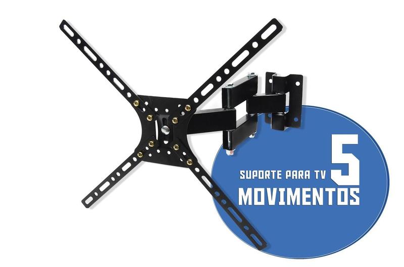 Suporte Articulado Para Tv 32 39 40 43 42 43 49 50 55 Polegadas - Prismatic Imagem de Suporte Articulado Para Tv 32 39 40 43 42 43 49 50 55 Polegadas