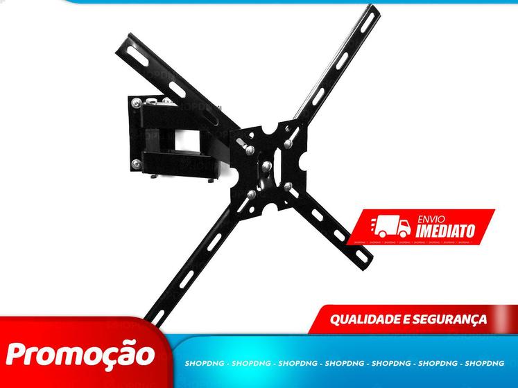 Suporte Articulado Para Tv LCD Led Plasma 3D 4 Movimentos P/ Telas De 10 a 56 - Qs30sm Menor preço em Suporte Articulado Para Tv LCD Led Plasma 3D 4 Movimentos P/ Telas De 10 a 56 - Qs30sm