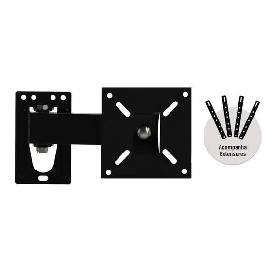 Imagem de Suporte ARTICULADO para TV LED, LCD, Plasma, 3D e Smart TV de 10” a 60” BRA3.0 BRASFORMA