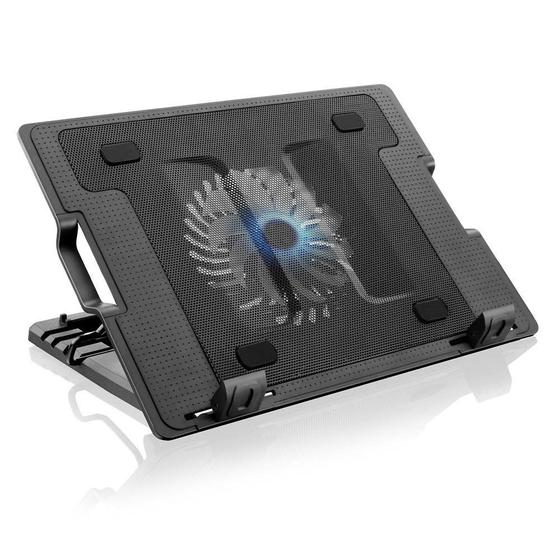 Imagem de Suporte Base Com Cooler Para Notebook 4 Níveis de Ajuste