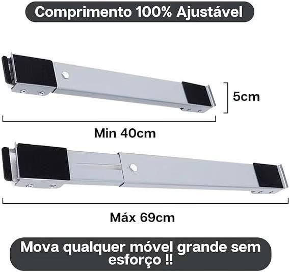 Imagem de  Suporte Base Com Rodas para Geladeira Fogao Maquina de Lavar Ak-c003