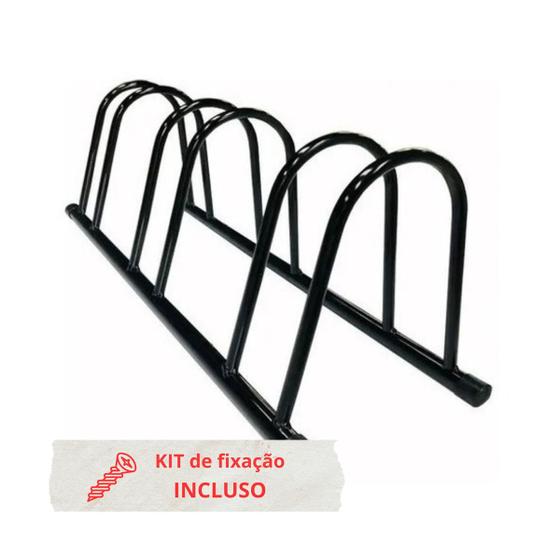 Imagem de Suporte Bicicletário Para Condominios - 3 Bicicletas