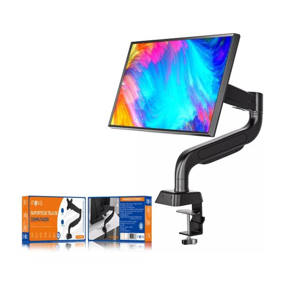 Imagem de Suporte Braço Articulado Com Pistão Inova Monitor 10 A 32