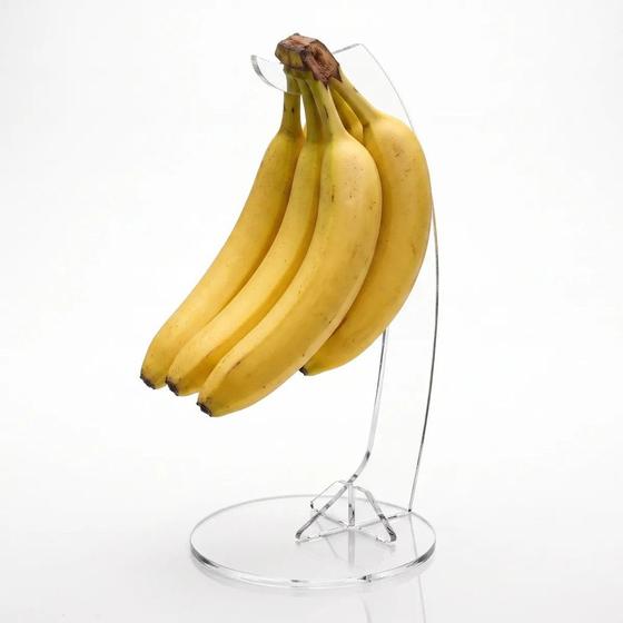Suporte Cacho Banana Gancho Pendurar Mesa Cozinha Decorativo Fruteira Bancada Organizador