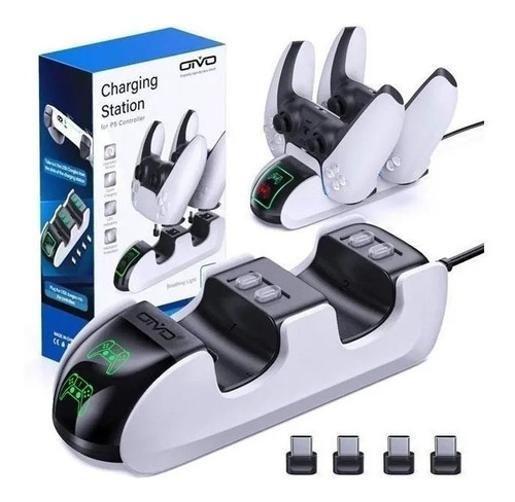 Imagem de Suporte Carregador Base 2 Controles Dualsense Ps5 Oivo P5207