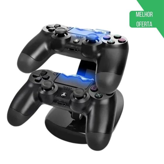 Imagem de Suporte Carregador Duplo Ps4 Playstation 4 Controle - Boni