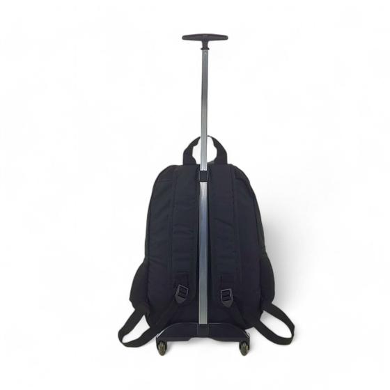 Imagem de Suporte carrinho adaptador com puxador rodinha avulso mochila mala 1 haste aluminio 50 cm