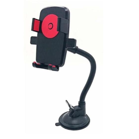 Imagem de Suporte Carro Automotivo Veicular Celular Encaixe Gps Vidro Trava Automática Resistente