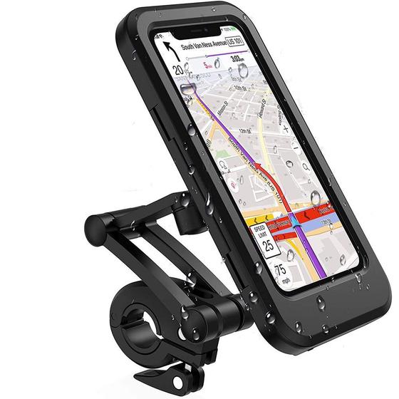 Imagem de Suporte Case Magnético Á Prova D'água Para Moto E Bicicleta