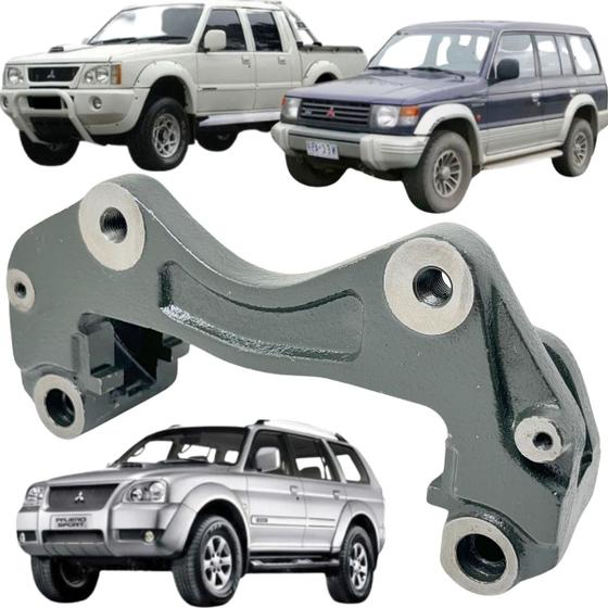 Imagem de Suporte cavalete da pinça freio duplo dianteiro direito l200 g1 quadrada 02/07 pajero gls-b g1 90/02 pajero sport 98/12