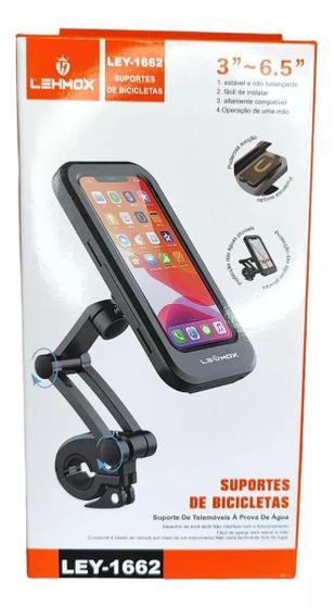 Imagem de Suporte Celular Gps Bike Moto Bicicleta A Prova D'água