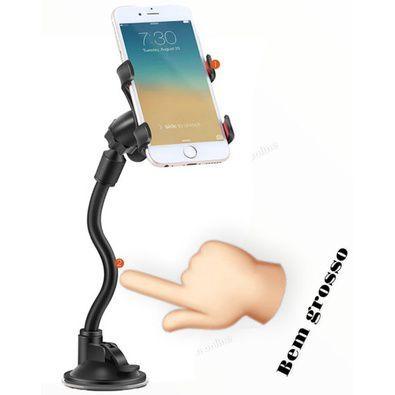 Imagem de Suporte Celular Veicular Gps Carro Smartphone Universal Flex