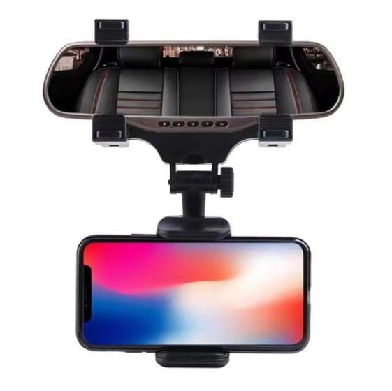 Imagem de Suporte Celular Veicular Para Retrovisor Carro 360 Universal