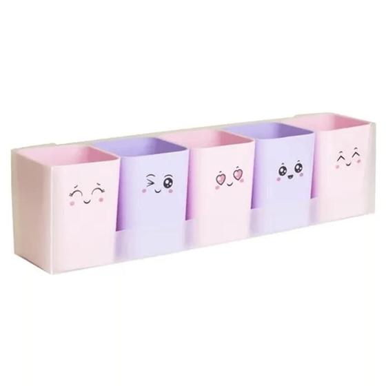Imagem de Suporte com 5 Porta Objetos Kit Doçura - Dello