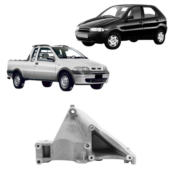 Imagem de Suporte Compressor Ar Condicionado Fiat Palio Siena Idea Punto 1995 até 2017