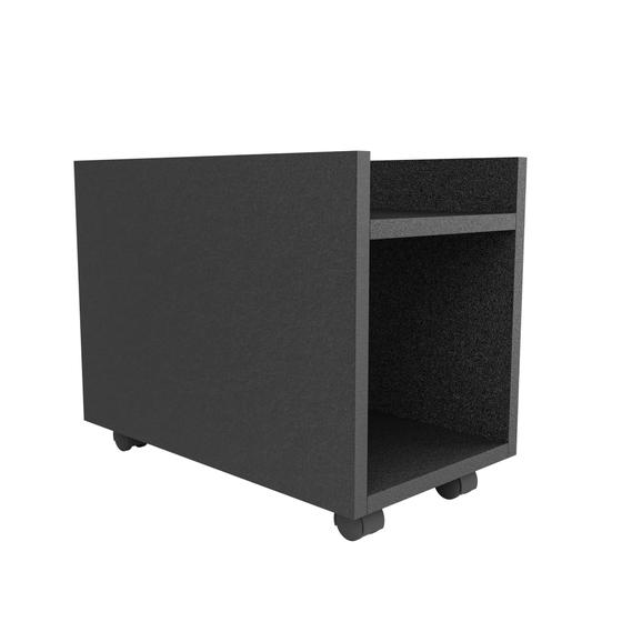 Imagem de Suporte Cpu Nobreak Estabilizador Mdf Com Rodinhas Portatil