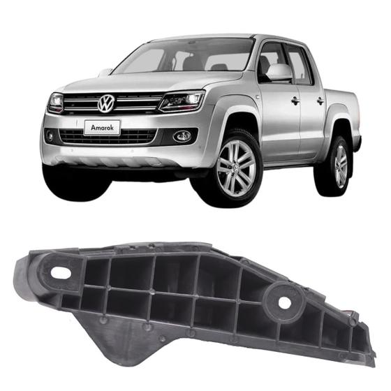 Imagem de Suporte da Guia Parachoque Dianteiro Amarok 2010 2011 2012 2013 2014 2015 2016 Lado Esquerdo