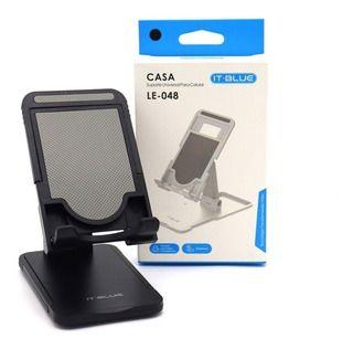 Imagem de Suporte De Aço Para Celular Mesa Universal Portátil Ajustável LE-048 IT-Blue