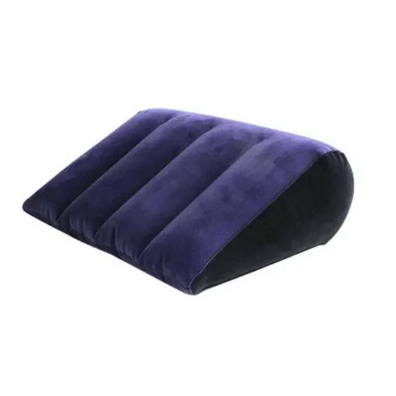 Imagem de Suporte de Almofada Triangular Inflável Multifuncional para Cama