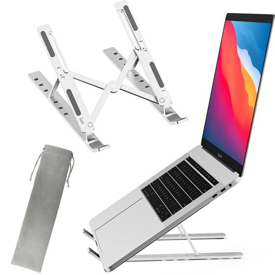 Imagem de Suporte de aluminio para notebook laptop, tablet, smartphone