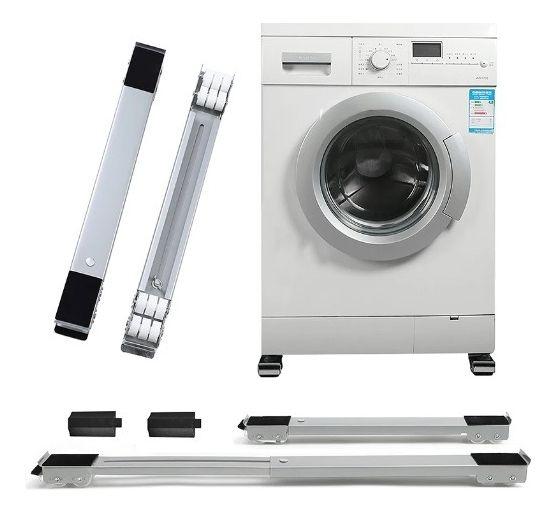 Suporte De Base Com Rodinha Para Geladeira Fogão E Máquina De Lavar Lousa Base Carrinho até 200kg Ajustável Menor preço em Suporte De Base Com Rodinha Para Geladeira Fogão E Máquina De Lavar Lousa Base Carrinho até 200kg Ajustável