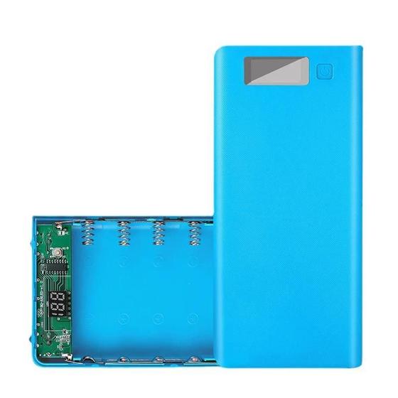 Imagem de Suporte de Bateria Duplo USB para 8 Pilhas 18650 - Power Bank DIY para Xiaomi